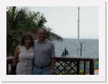 DSCN0040 * Oscar and Deb outside the restaurant in Stanley. * 2560 x 1920 * (880KB)
